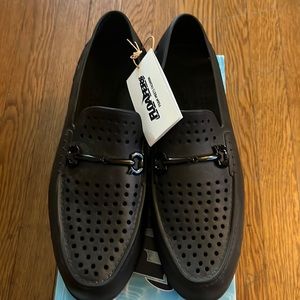 NWT Floafers Men’s Black Driving Waterproof Loafers Slip On Shoes Size 13